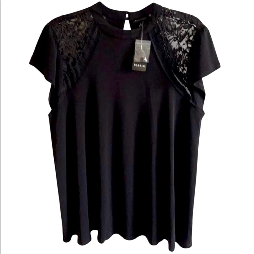COPY - Torrid lace sleeve top